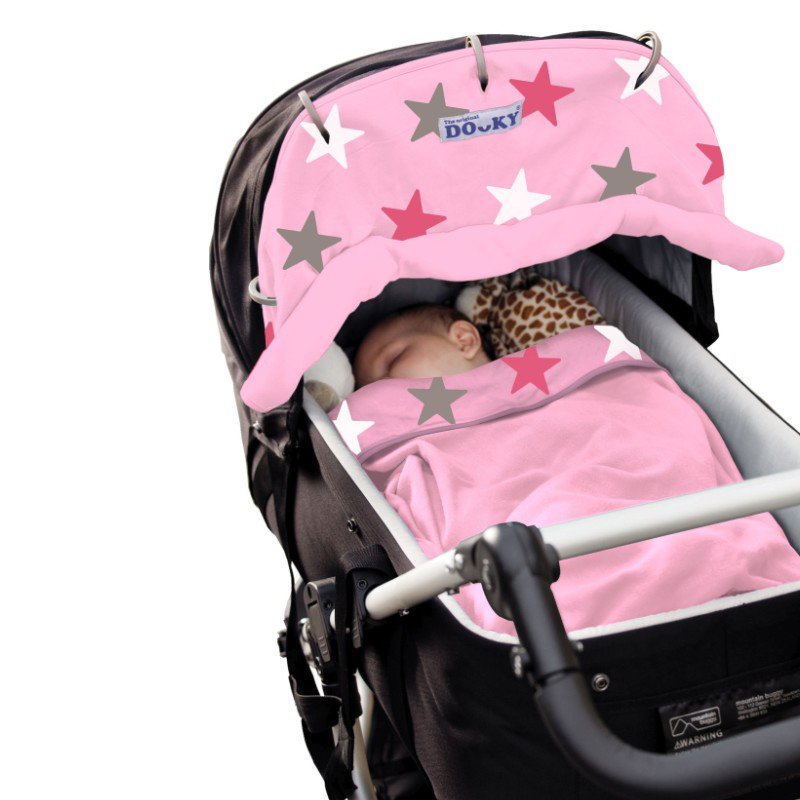 Produkt - Deka Blanket Baby Pink / Pink Stars