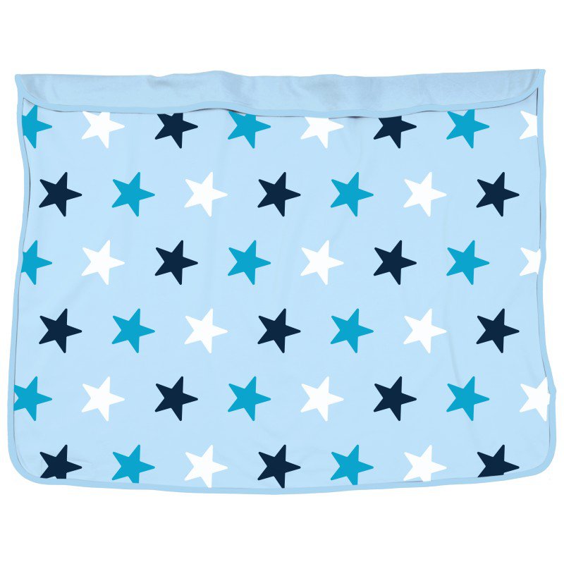 DookyDeka Blanket Baby Blue / Blue Stars