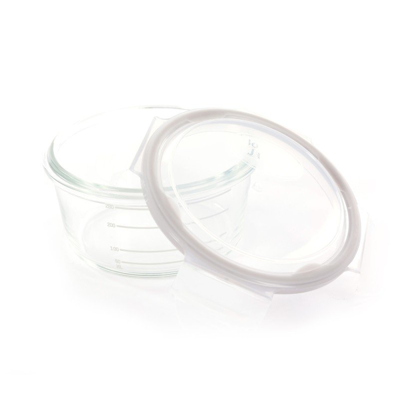 Bo Jungle skleněné misky B-Glass Bowls 280ml White/Grey/Pink
