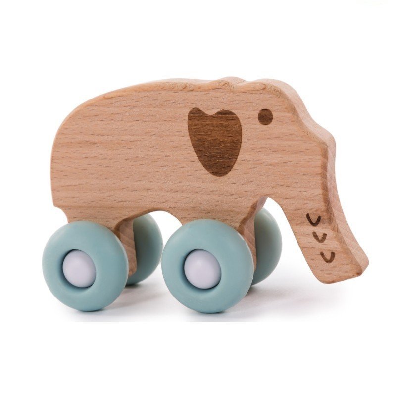 Produkt - Dřevěná hračka B-WOODY Elephant Pastel Blue