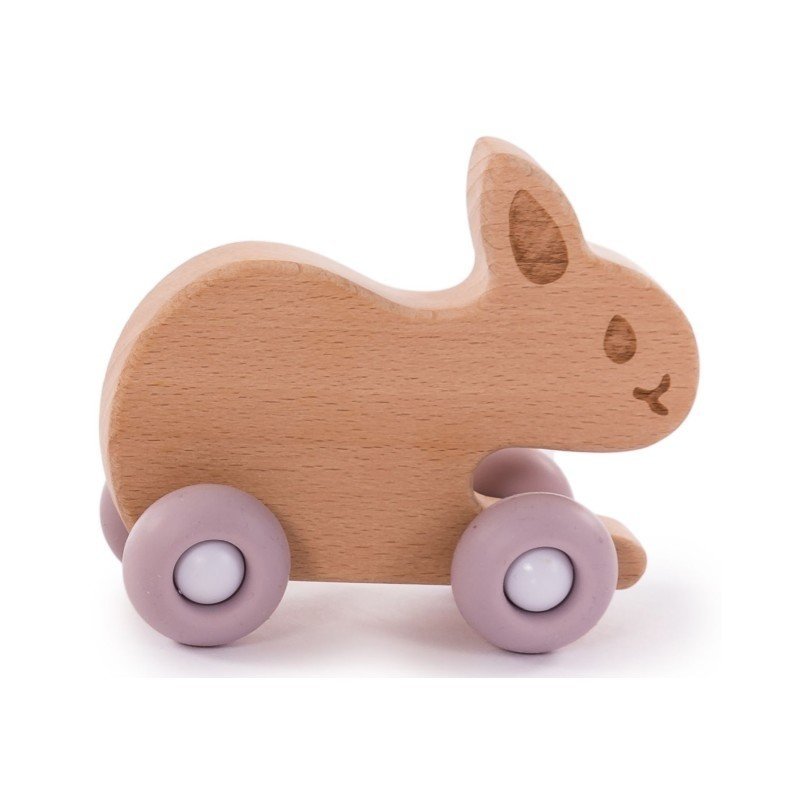 Produkt - Dřevěná hračka B-WOODY Rabbit Pastel Pink