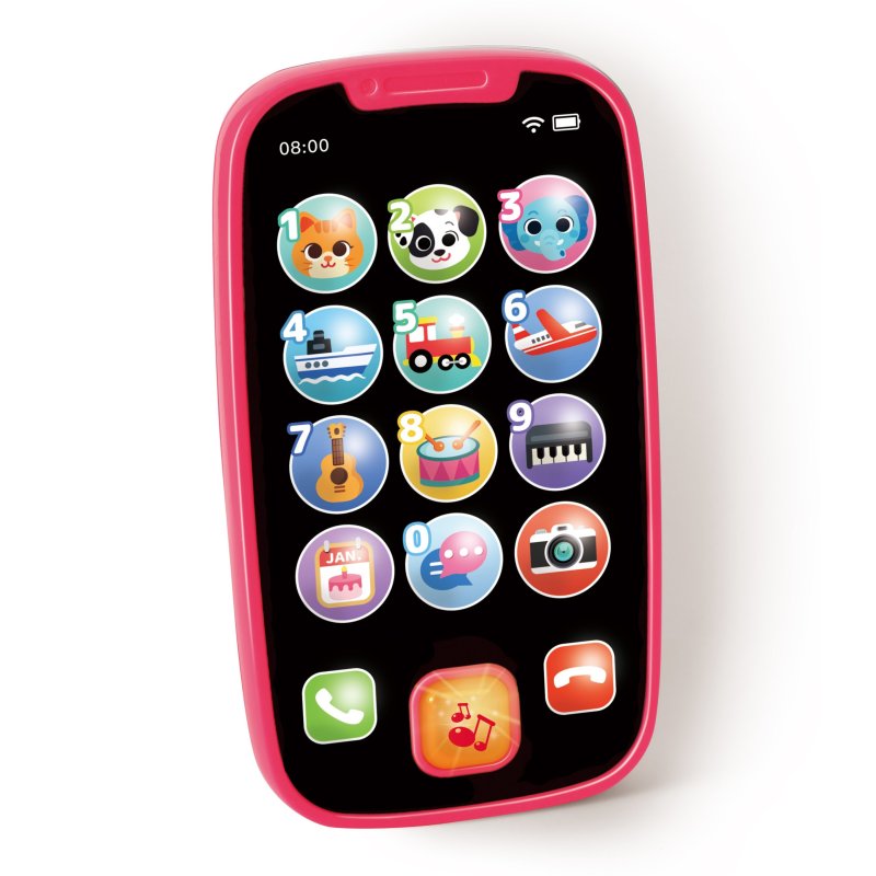 Produkt - Mobilní telefon B-My First Smart Phone Red