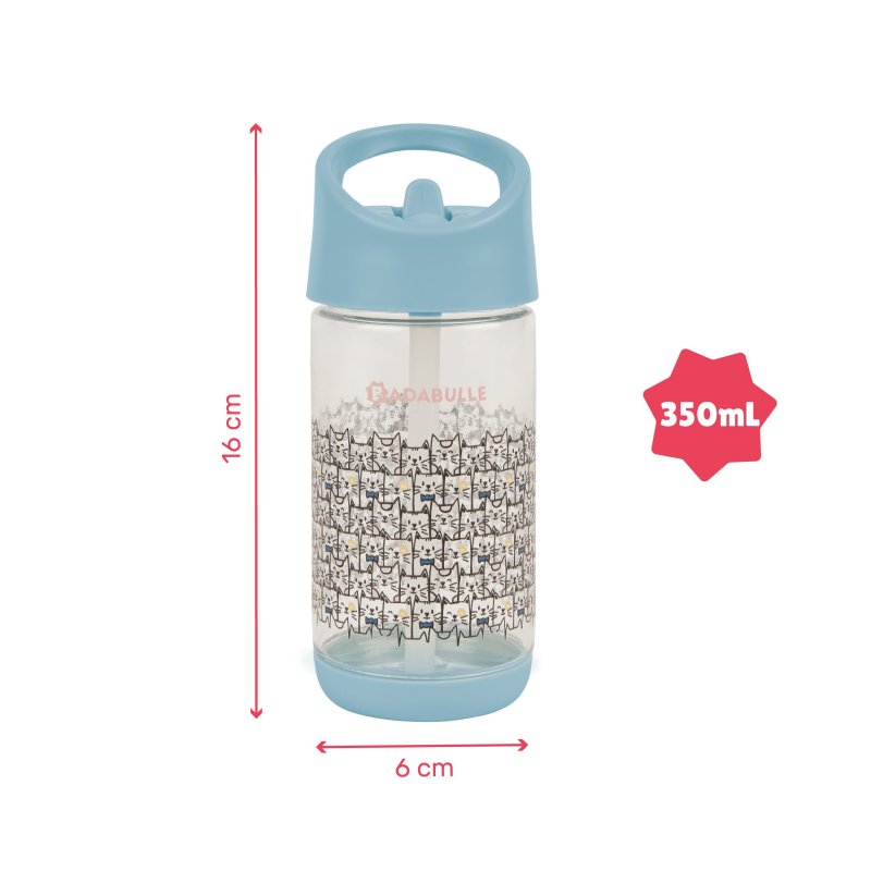 Badabulle  Láhev se slámkou 350ml