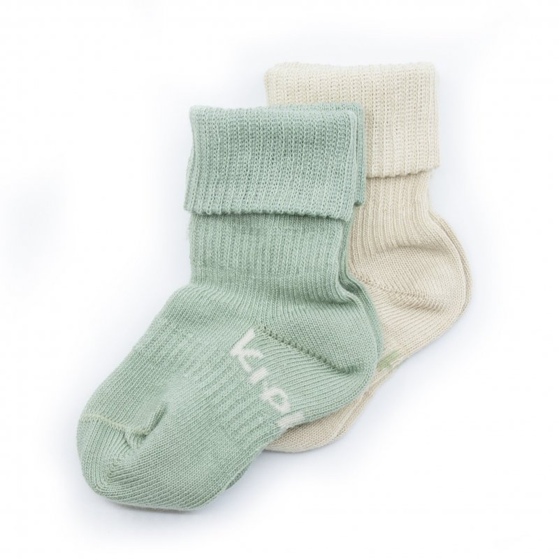 Produkt - Dětské ponožky Stay-on-Socks 0-6m 2páry Calming Green