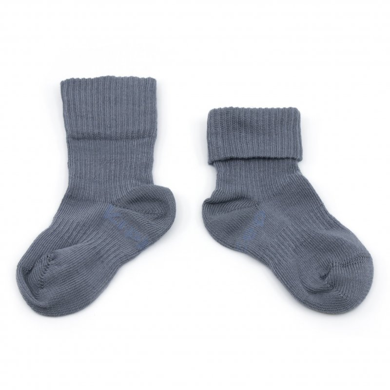 Produkt - Dětské ponožky Stay-on-Socks 0-6m 2páry Denim Blue