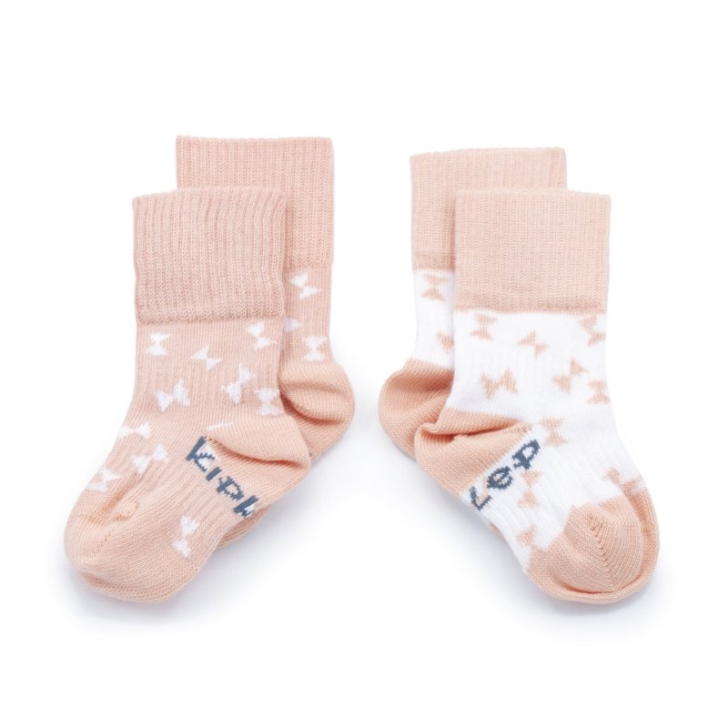 Produkt - Dětské ponožky Stay-on-Socks 0-6m 2páry Party Pink