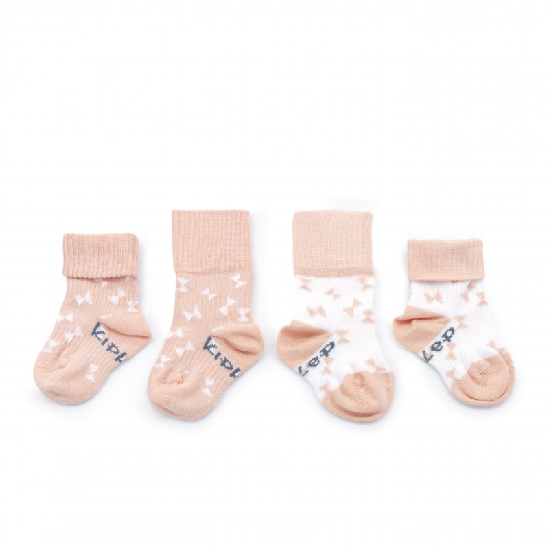 Produkt - Dětské ponožky Stay-on-Socks 0-6m 2páry Party Pink
