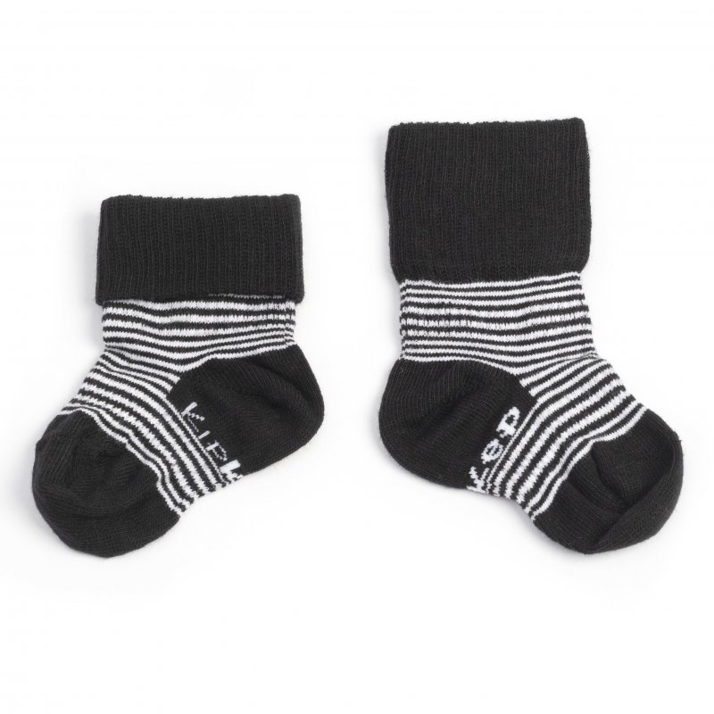 Produkt - Dětské ponožky Stay-on-Socks 6-12m 2páry Black Stripes