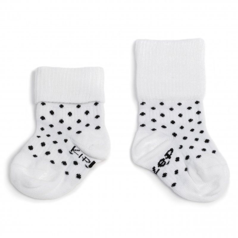 Produkt - Dětské ponožky Stay-on-Socks 6-12m 2páry Black&White Dots