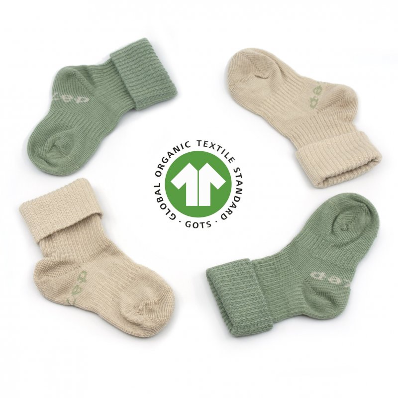 Produkt - Dětské ponožky Stay-on-Socks 6-12m 2páry Calming Green