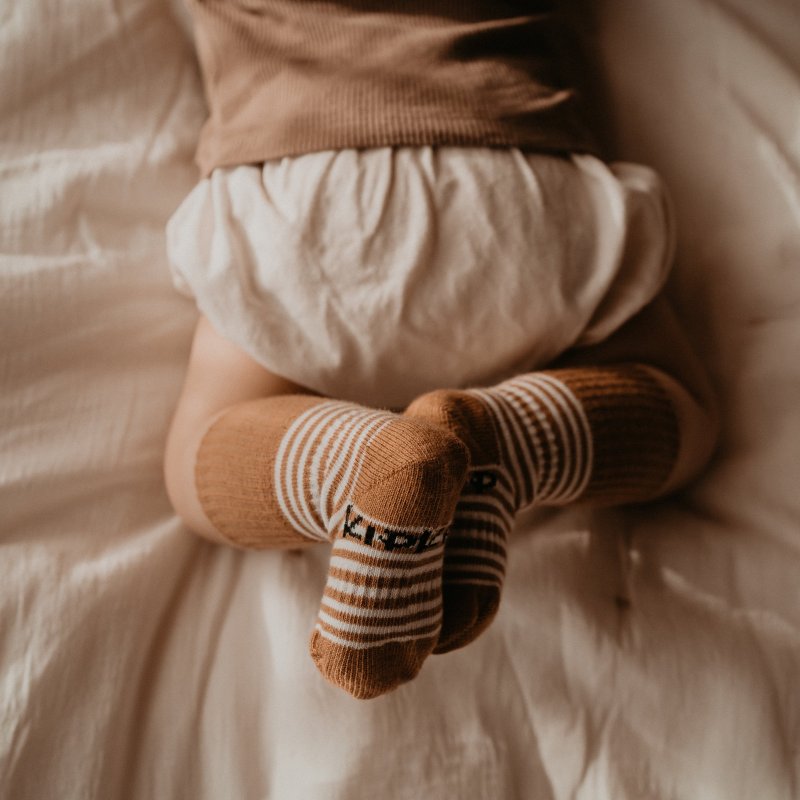 Produkt - Dětské ponožky Stay-on-Socks 6-12m 2páry Camel & Sand