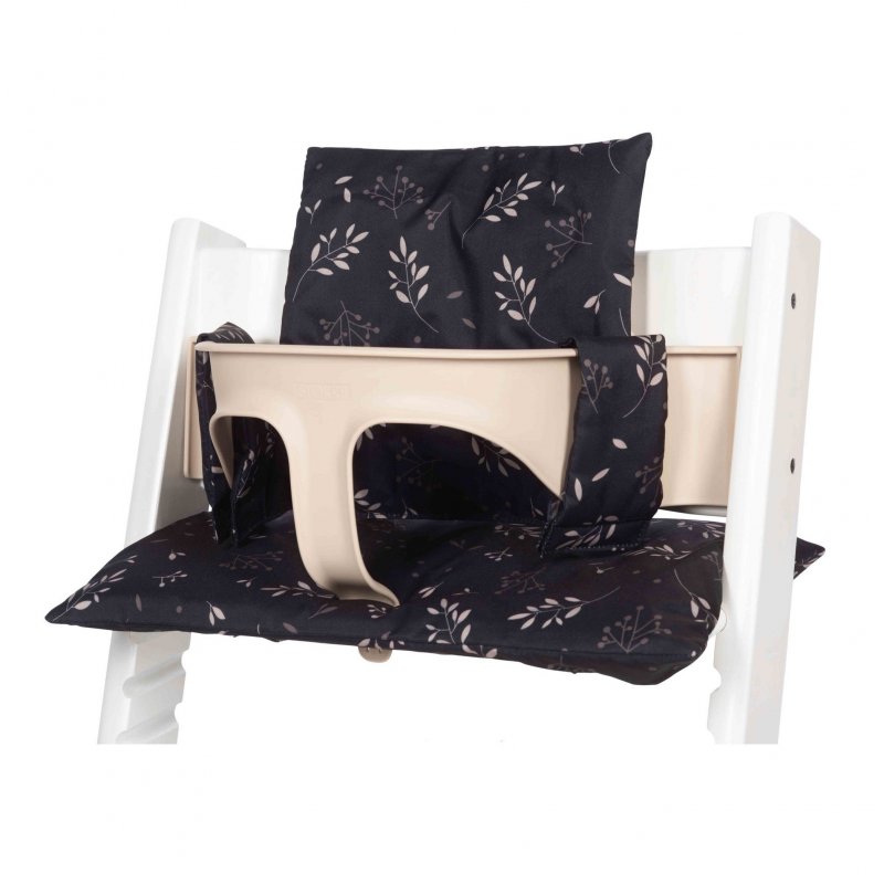 Produkt - Výplň do židličky Seat Cushion Set Romantic Leaves Black