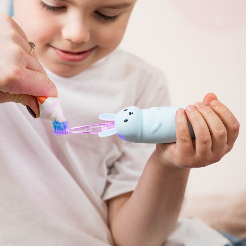 Produkt - Elektronický sonický zubní kartáček GIORabbit Blue