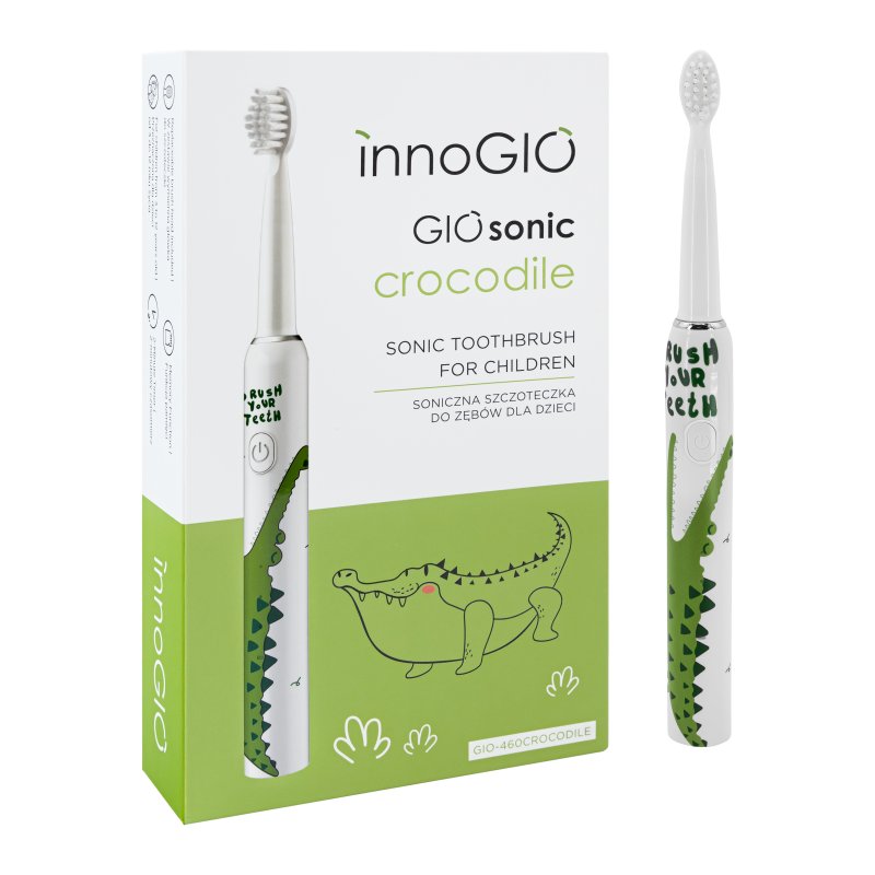 Produkt - Elektronický sonický zubní kartáček GIOSonic Crocodile