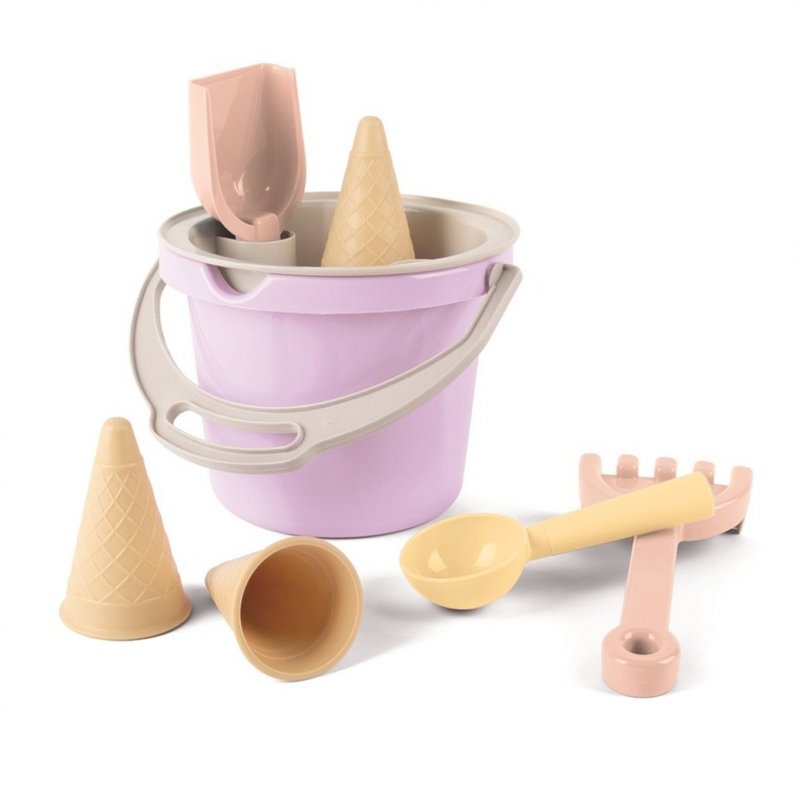 Produkt - Hračky na písek - zmrzlina - 8ks Pastel Pink 24m+