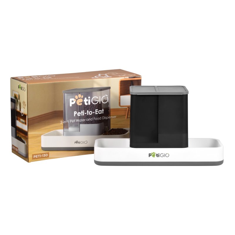 Produkt - Peti-to-Eat dávkovač vody a krmiva pro domácí mazlíčky 2v1