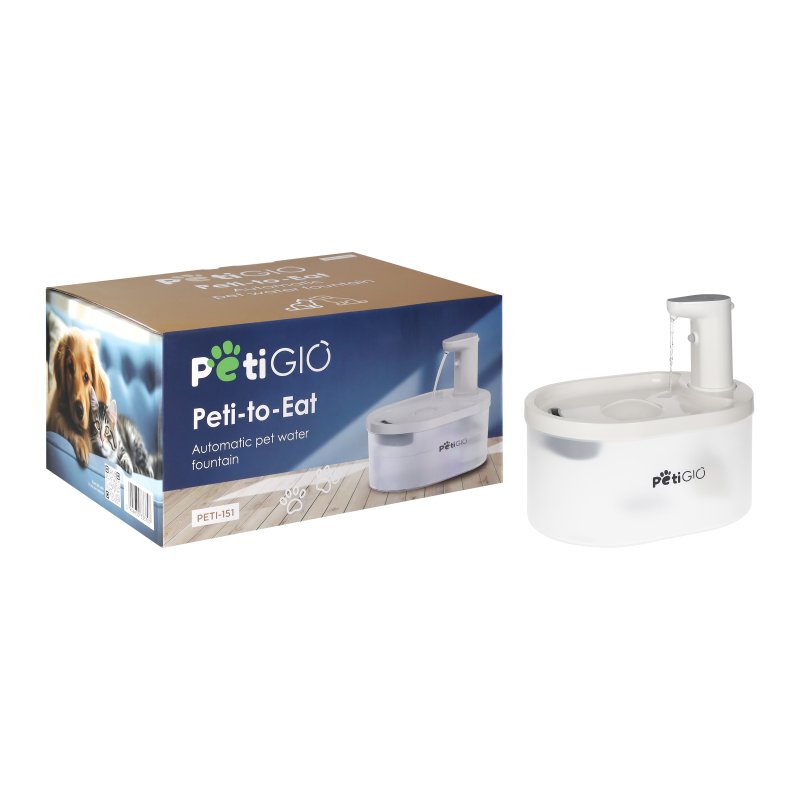 Produkt - Peti-to-Eat automatická fontána pro domácí mazlíčky plast