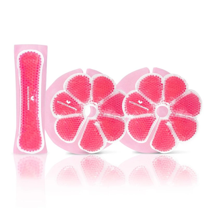 Produkt - Sada perličkových obkladů na prsa 2ks a poporodní vložky 1ks