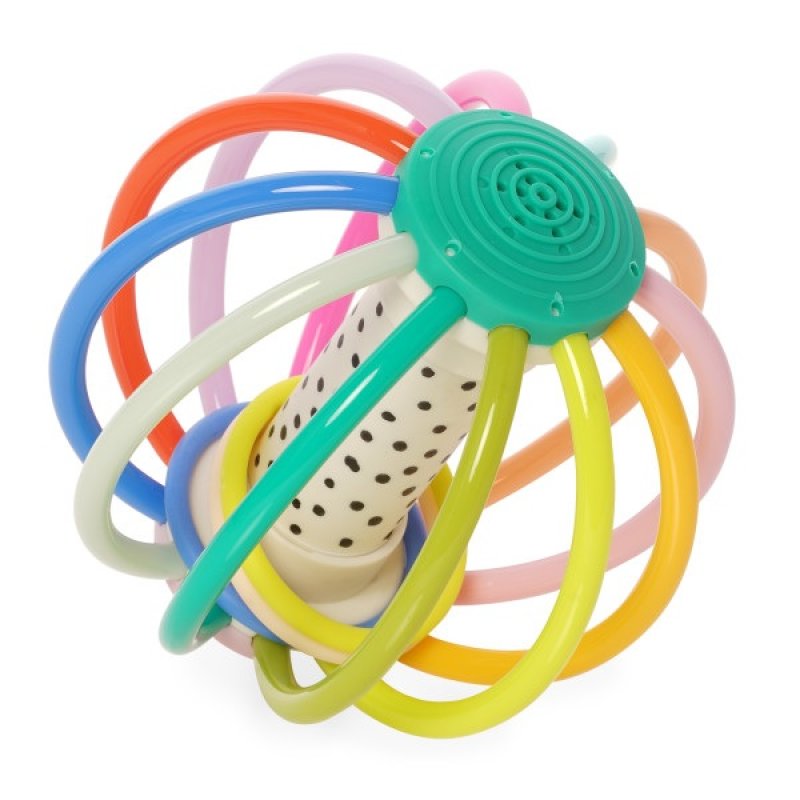 Produkt - Kousátko s chrastítkem Whistleball Colorpop