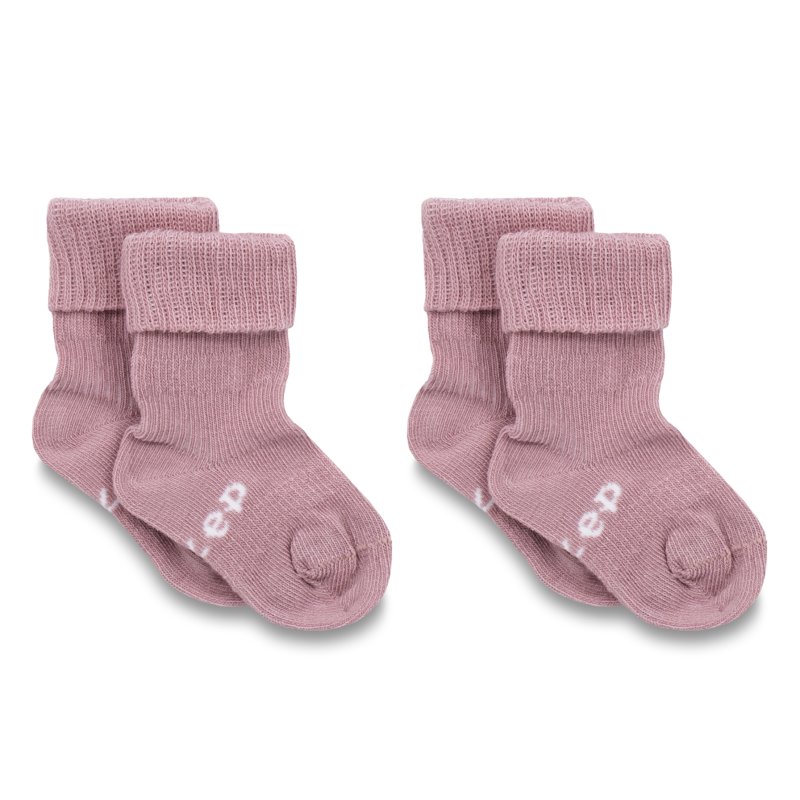 Produkt - Dětské ponožky Stay-on-Socks 0-6m 2páry Mauve