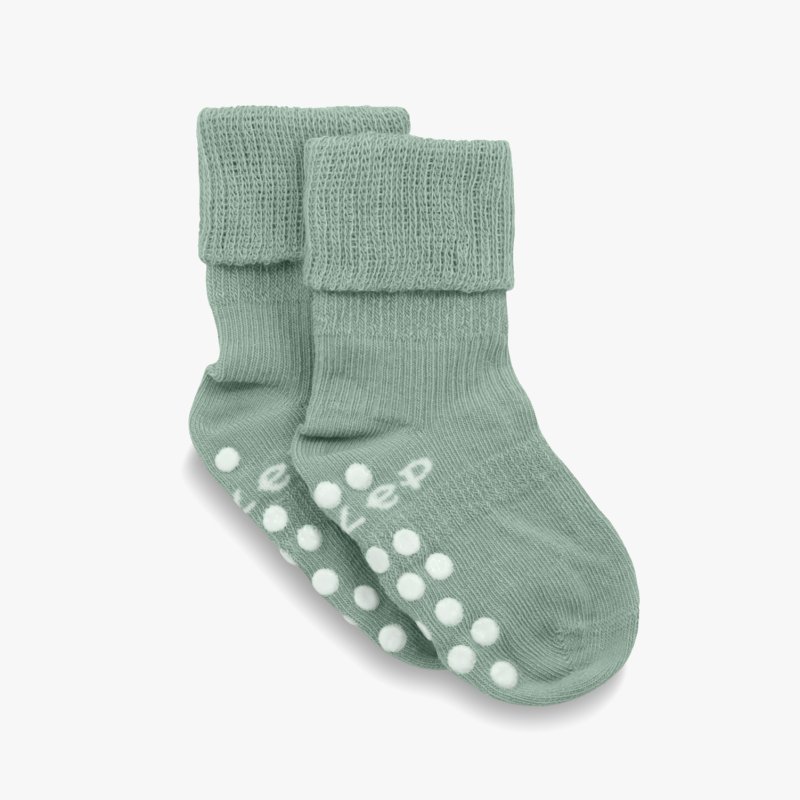 Produkt - Dětské ponožky Stay-on-Socks ANTISLIP 12-18m 1pár Pale Green