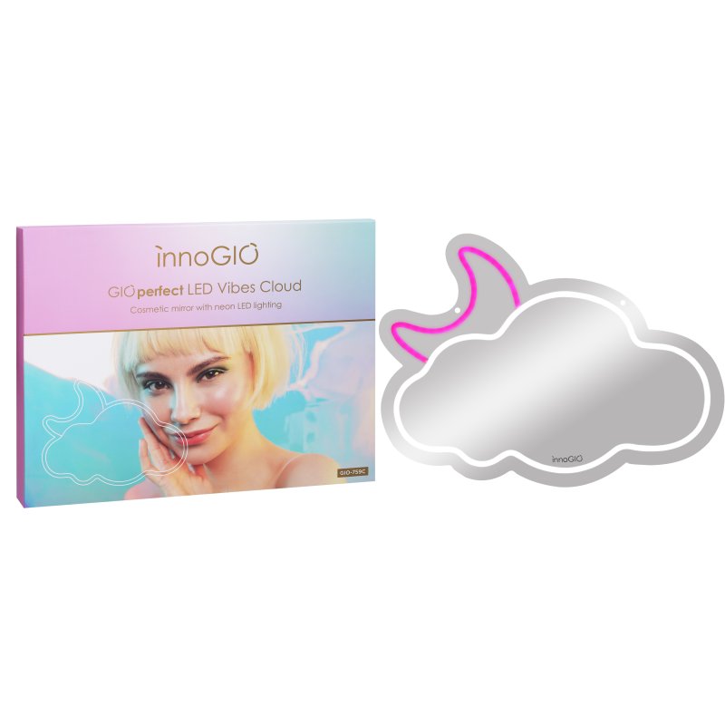 Produkt - Zrcátko s neonovým LED podsvícením Vibes Cloud GIO-759C