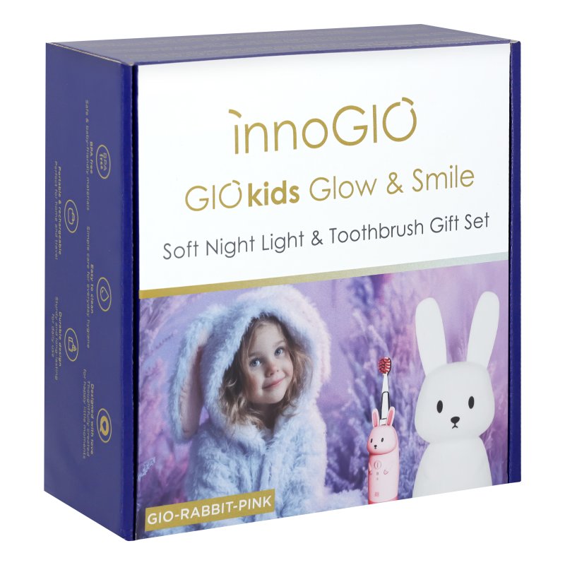 Produkt - RABBIT set Pink (lampička + sonický zubní kartáček)