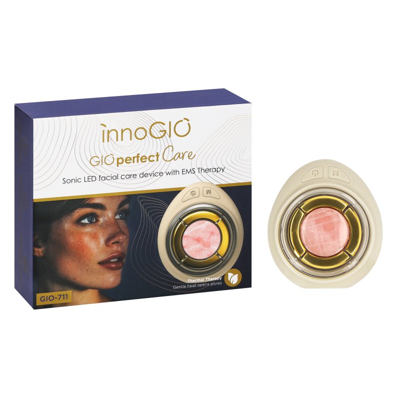 Produkt - GIOperfect LED silikonový čistící kartáček s EMS terapií GIO-711