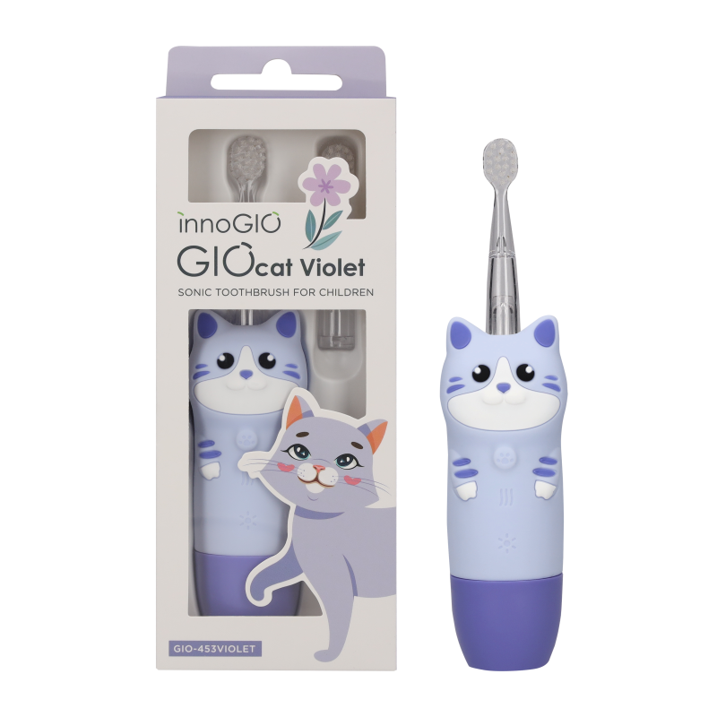 Produkt - Elektronický sonický zubní kartáček GIOcat Violet