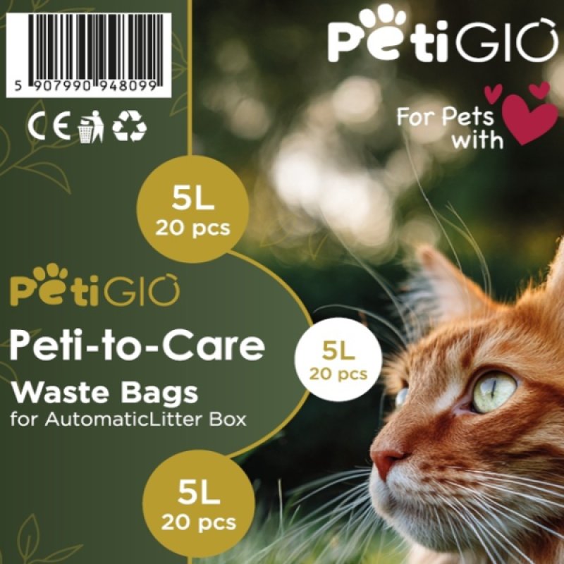Produkt - Peti-to-Care náhradní sáčky do toalety pro kočky Smart