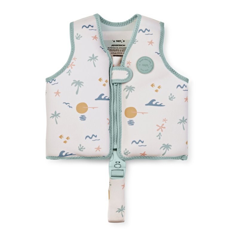 Produkt - Plavecká neoprenová vesta s UV ochranou (1-3r) Good Vibes