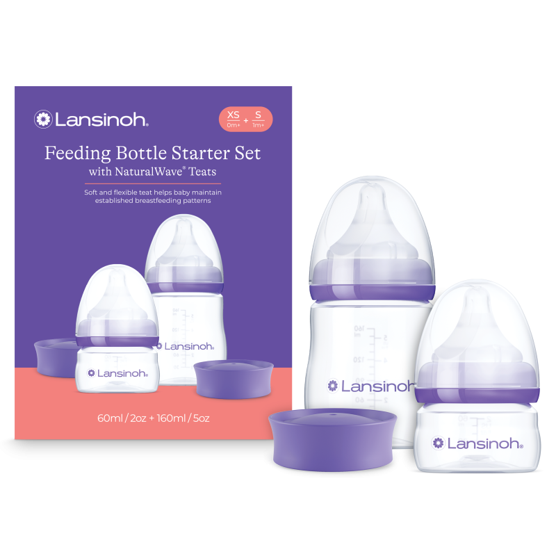 Produkt - Startovací set lahví 1x 60ml + 1x 160ml s NaturalWave TM savičkou (XS+S)