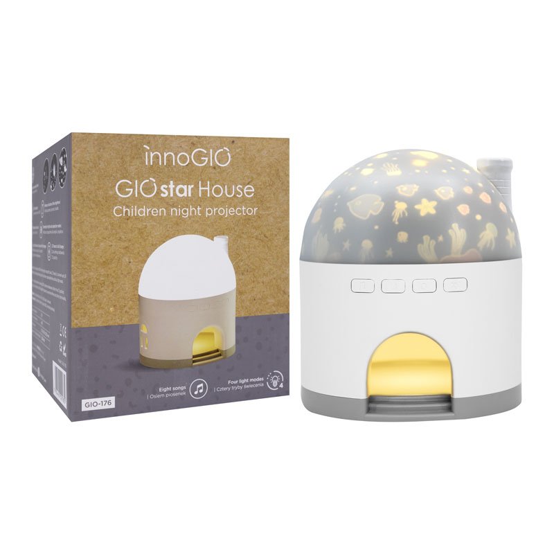 Produkt - Světelný projektor GIOStar House (POŠKOZENÝ OBAL)