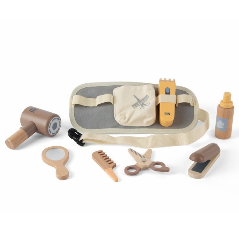 Produkt - Playful Wood dřevěný Barber set 8ks 36m+