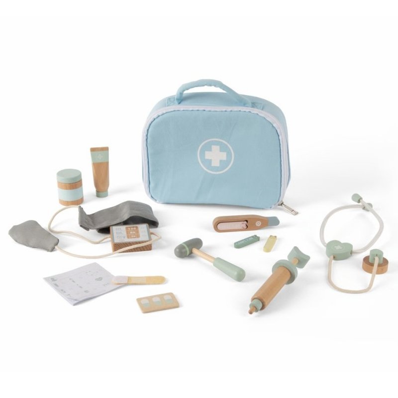 Produkt - Playful Wood dřevěný doktorský set 14ks 36m+