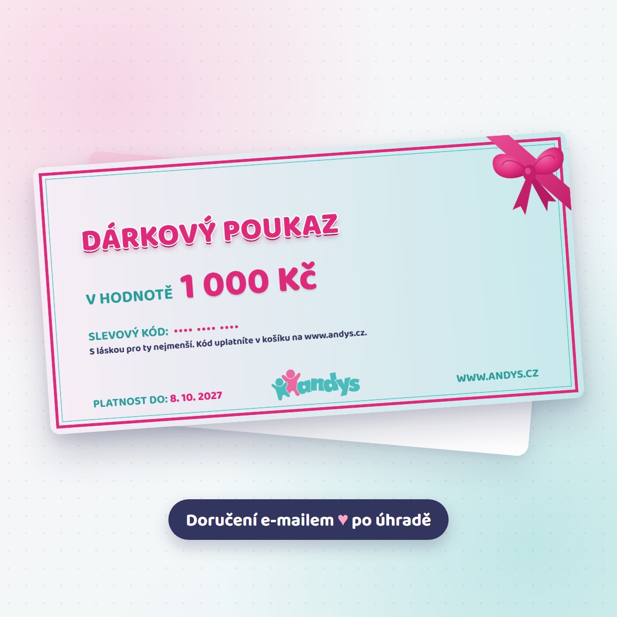 Produkt - Dárkový poukaz - 1000 Kč